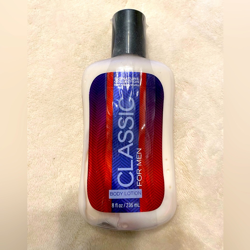 Bath & Body Works Classic Mens Body Lotion New